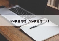 seo優(yōu)化是啥（Seo優(yōu)化是什么）