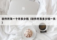 軟件開發(fā)一個月多少錢（軟件開發(fā)多少錢一天）