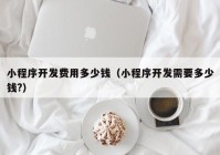 小程序開發(fā)費用多少錢（小程序開發(fā)需要多少錢?）