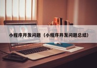 小程序開發(fā)問題（小程序開發(fā)問題總結(jié)）